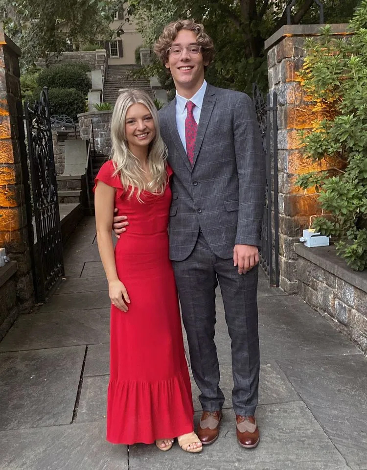 Meredith Meredith and her husband before her seizure.