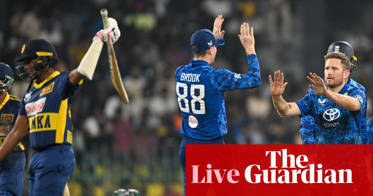 England beat Sri Lanka by 53 runs to win third men’s ODI and series – as it happened | Cricket