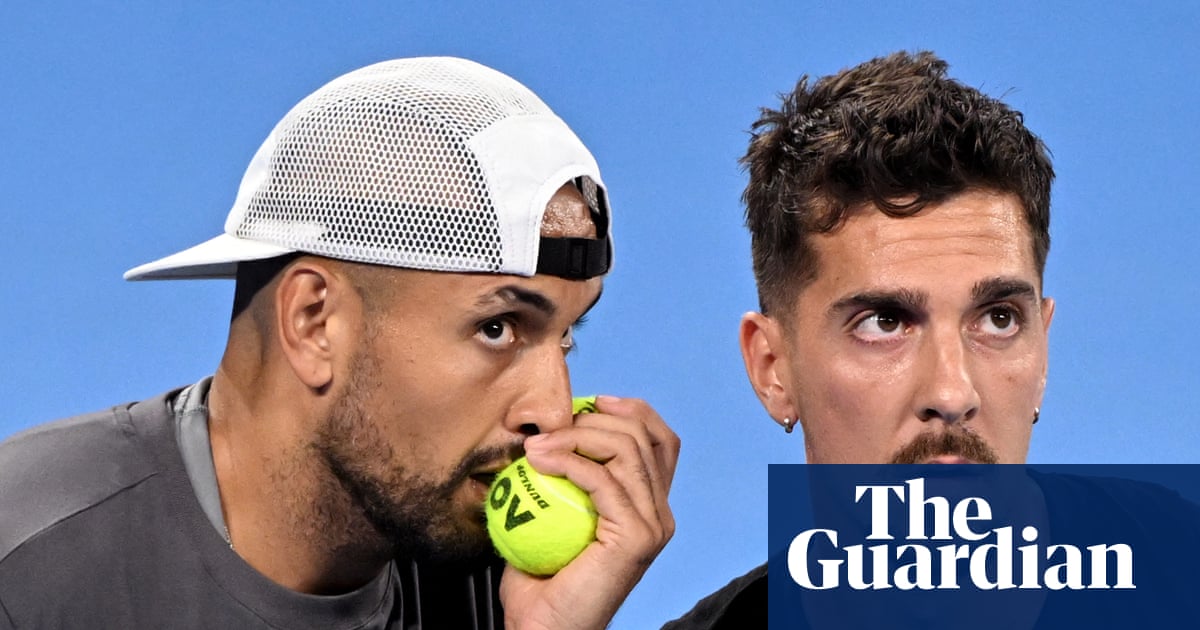 Thanasi Kokkinakis and Nick Kyrgios make emotional doubles comeback with win in Brisbane | Tennis