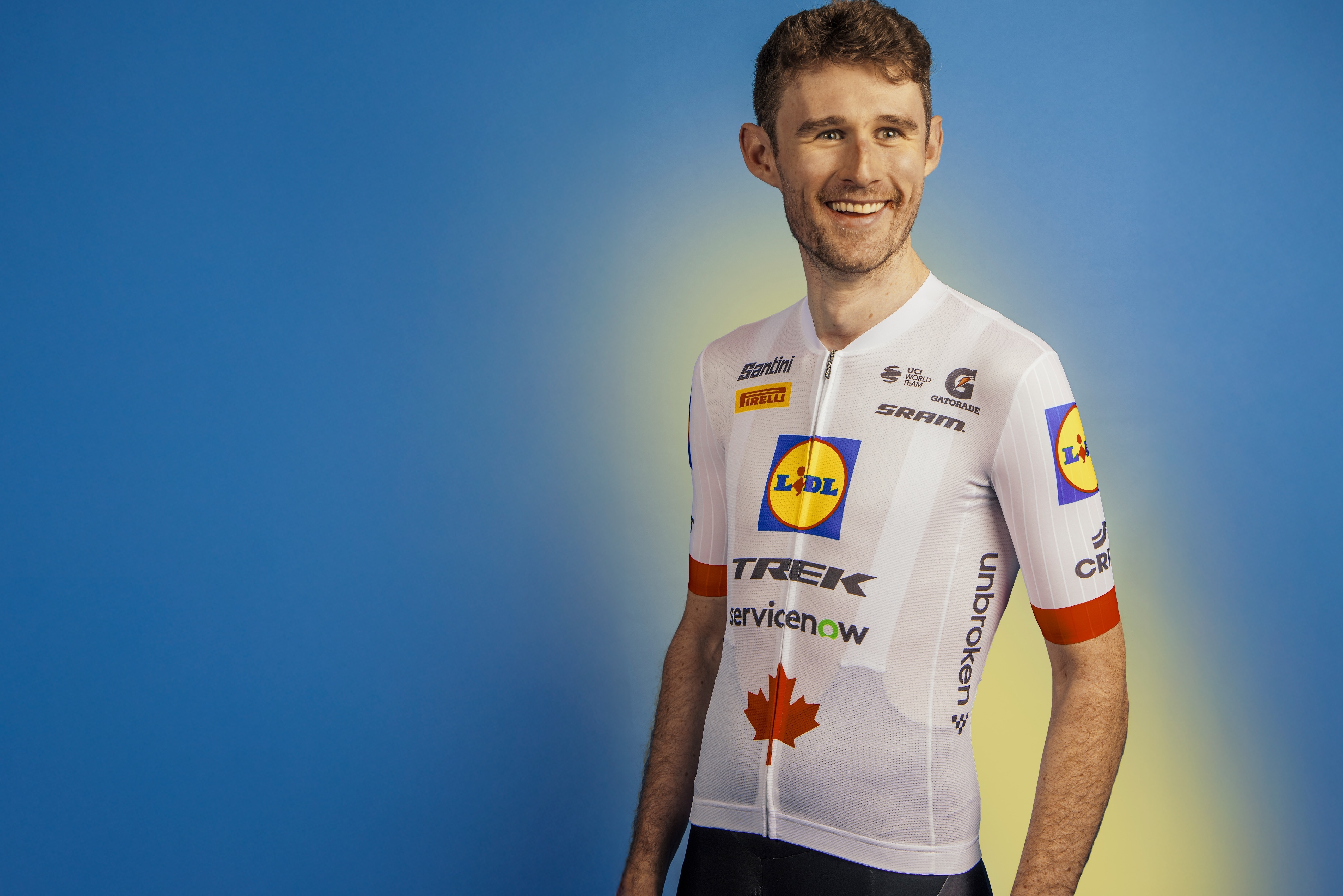 Derek Gee-West in Lidl-Trek kit
