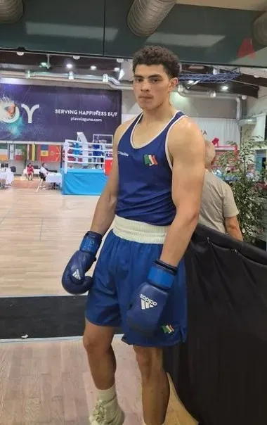 Olaniyan stands 6ft6in tall and is a decorated amateur