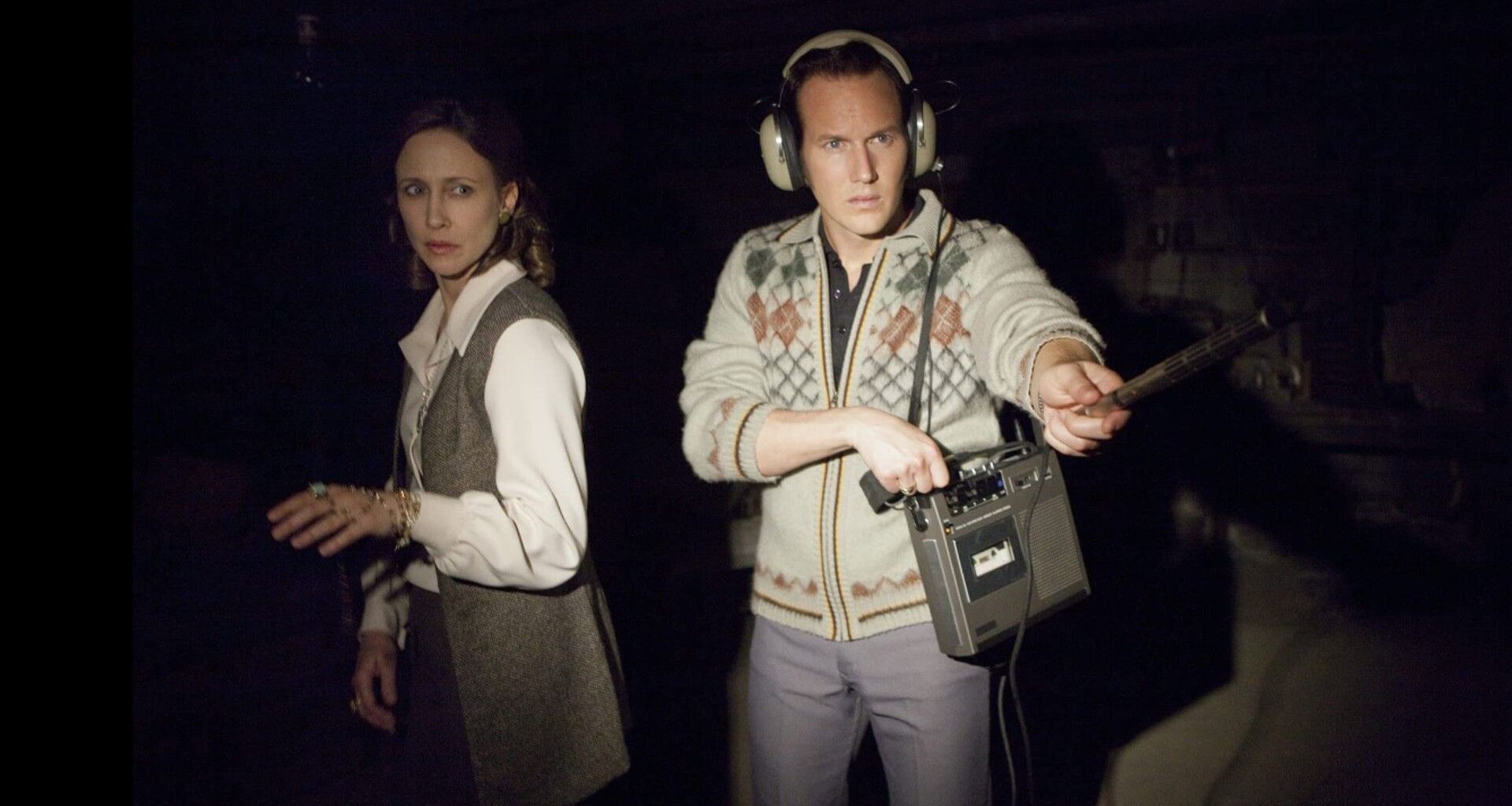 Vera Farmiga as Lorraine and Patrick Wilson as Ed in The Conjuring