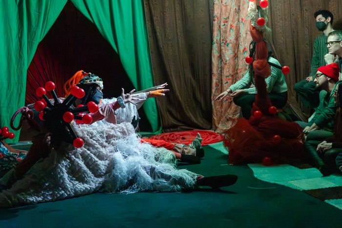 Adrienne Swan and Nicolas Noreña in ‘The Mushroom.’