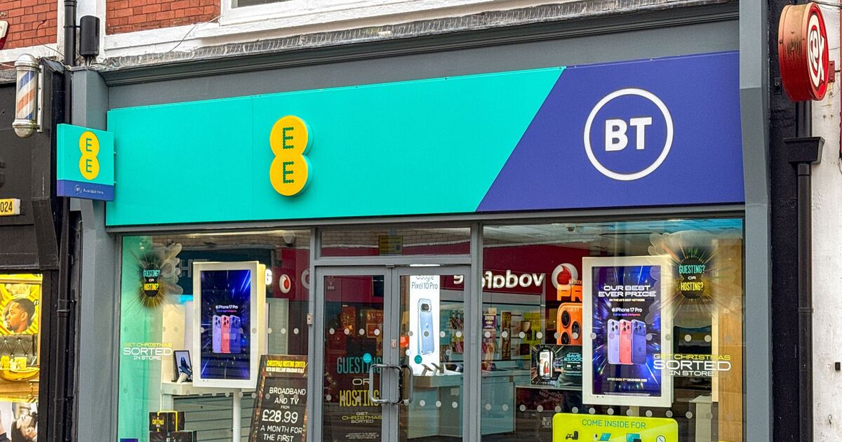 BT and EE hit out-of-contract customers with new price rise | Personal Finance | Finance