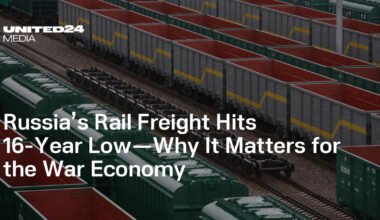 Russia’s Rail Cargo Plunges to 16-Year Low, Signaling Economic Strain — UNITED24 Media