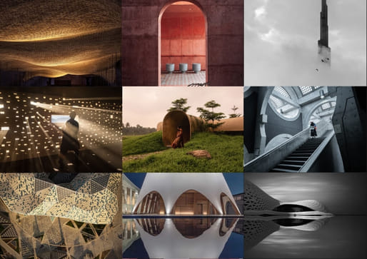 Selection of winners. Collage courtesy of Architecture MasterPrize