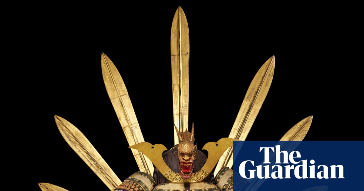 Samurai erotica, a metal-and-flesh sculptor and Jenny Holzer’s big glow-up – the week in art | Art and design