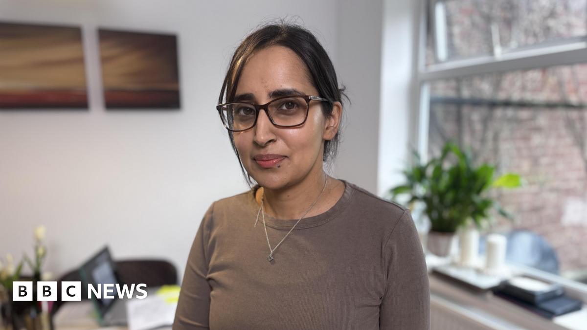 32 year old Sana Shaikh stood in her kitchen.