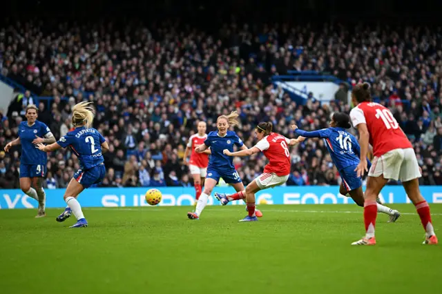 Mariona Caldentey strikes