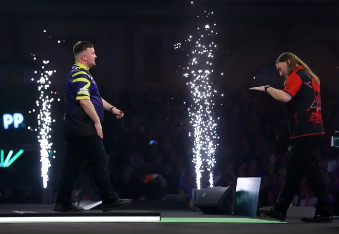 Littler is aiming to become the first player to win back-to-back World titles since Gary Anderson a decade ago.