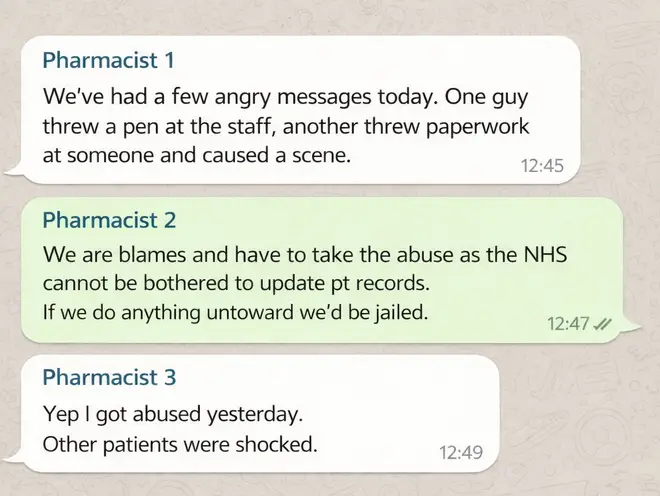 Pharmacists were spat at, pushed and even punched from across the counter.