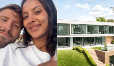 Maya Jama and Ruben Dias's plush Cheshire mansion raided by 'away day' gang during European clash