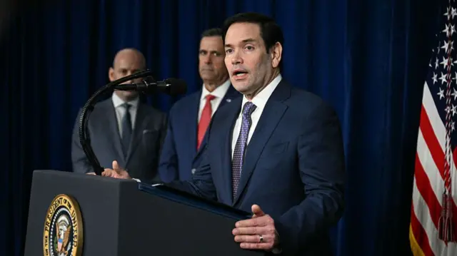 US Secretary of State Marco Rubio