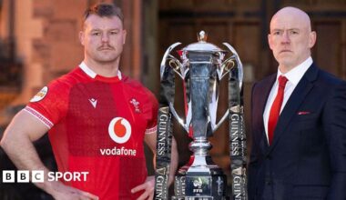 Wales head coach Steve Tandy (right) has chosen Dewi Lake as his captain for the Six Nations