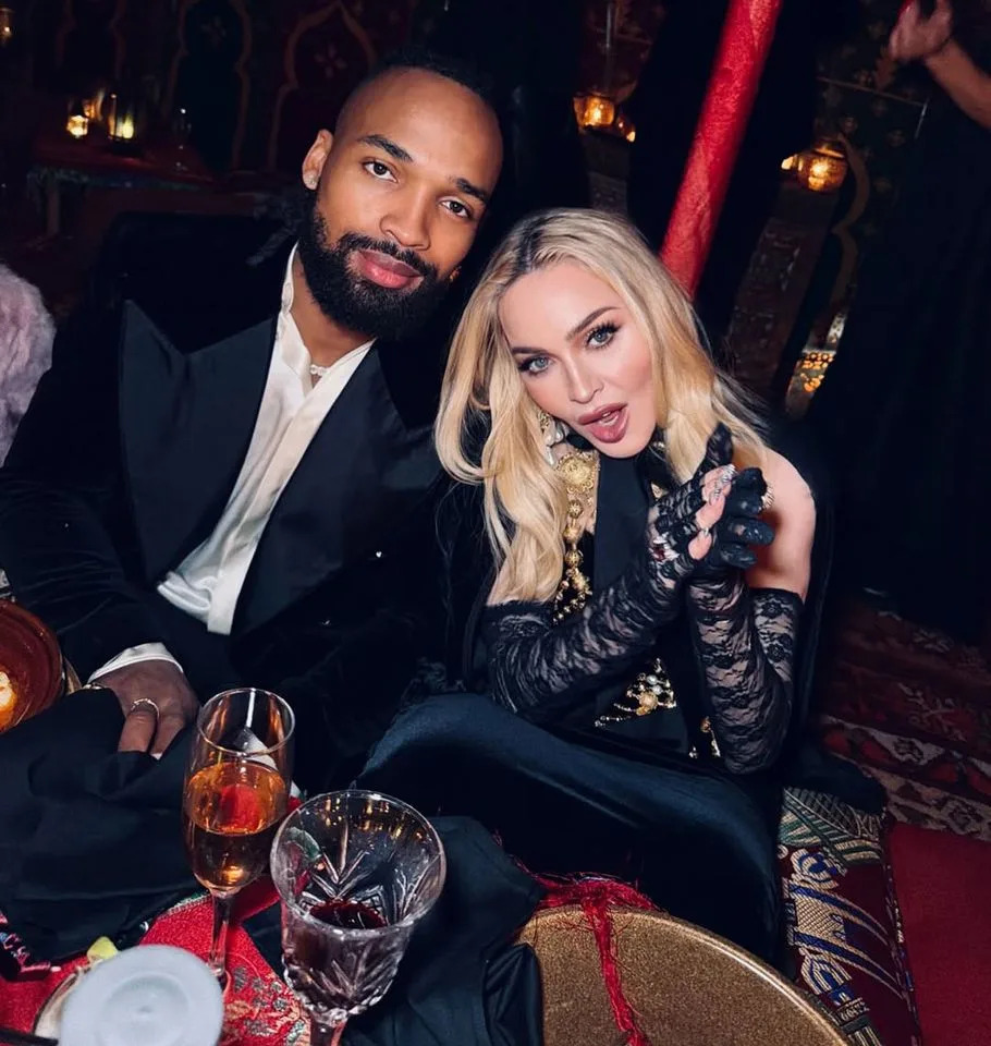 Madonna/Instagram Akeem Morris and Madonna in Morocco