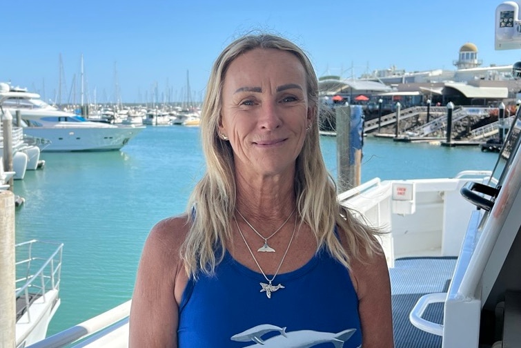 Profile of a person.