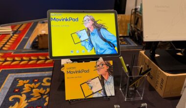 An electronic product being shown at CES 2026