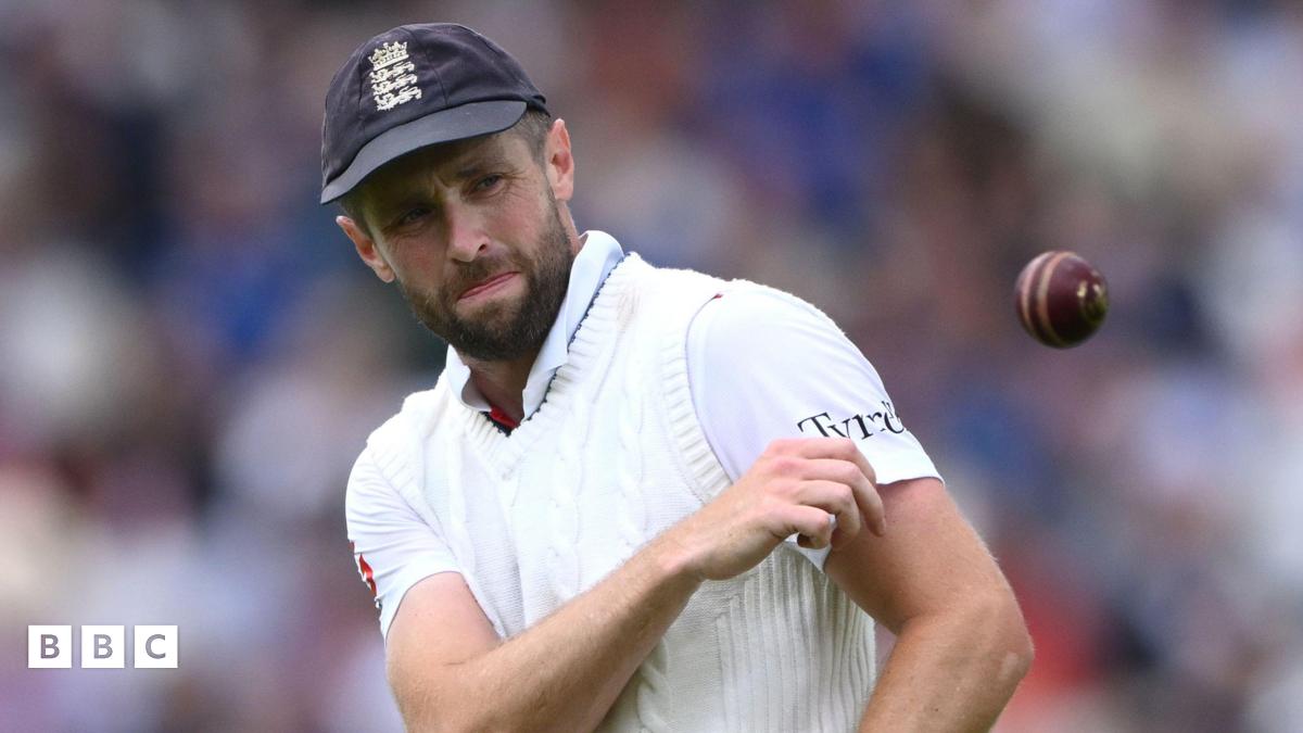 Former England bowler Chris Woakes in action in the field during day one of the Fifth Test Match between England and India