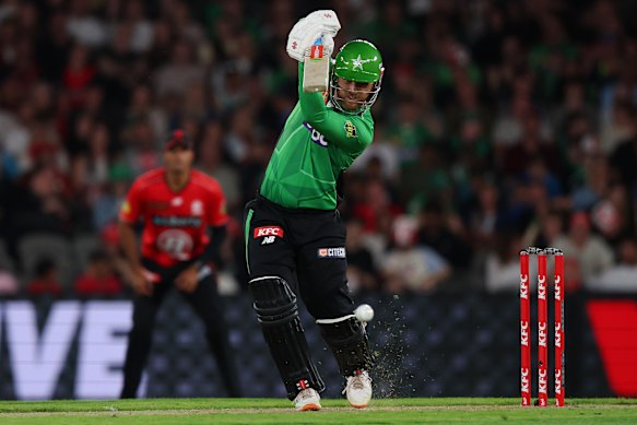 Tom Rogers bounced back with a fast 50 against Melbourne Renegades
