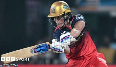 Grace Harris of Royal Challengers Bengaluru plays a shot