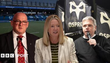 Richard Collier-Keywood, Abi Tierney, Lance Bradley, Arms Park, Ospreys flags