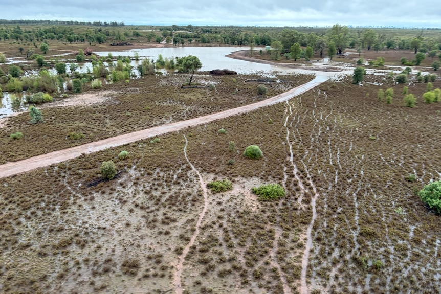 A dam ona rural property