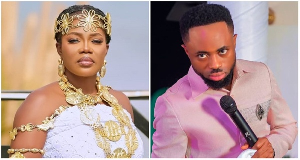 Singer Mzbel (L) debunks Prophet Fire Oja’s (R) claim of not being arrested