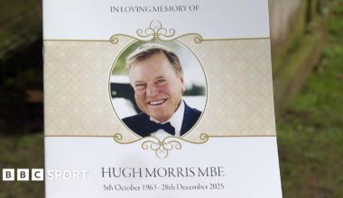 The order of service for the funeral of Hugh Morris