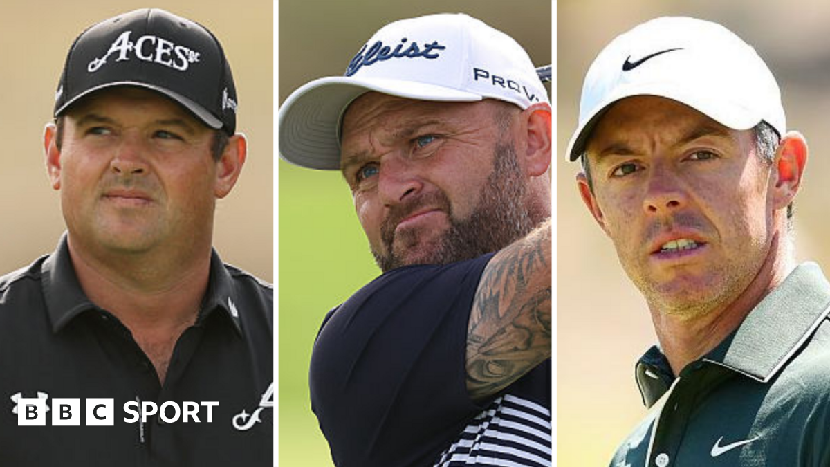 Patrick Reed, Andy Sullivan and Rory McIlroy
