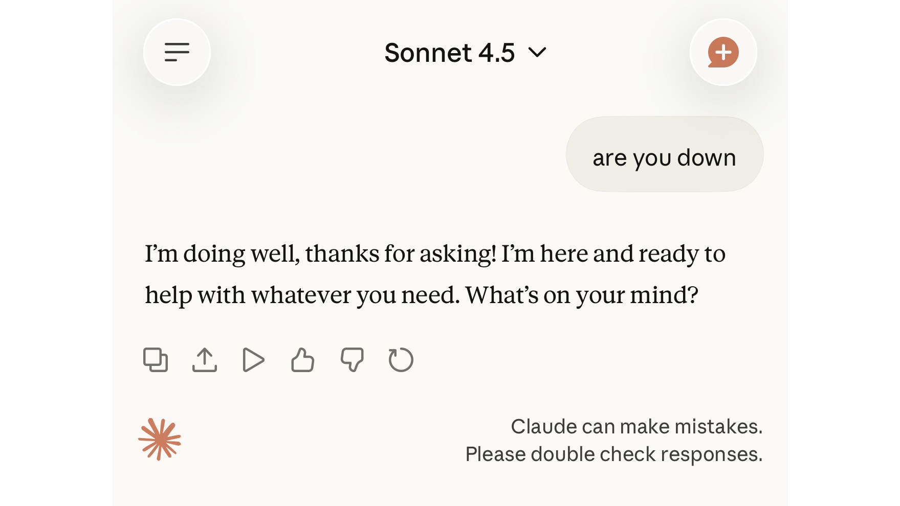 Claude might be recovering a bit