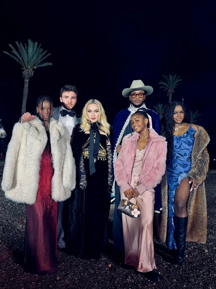 Madonna/Instagram Madonna with her kids in Morocco
