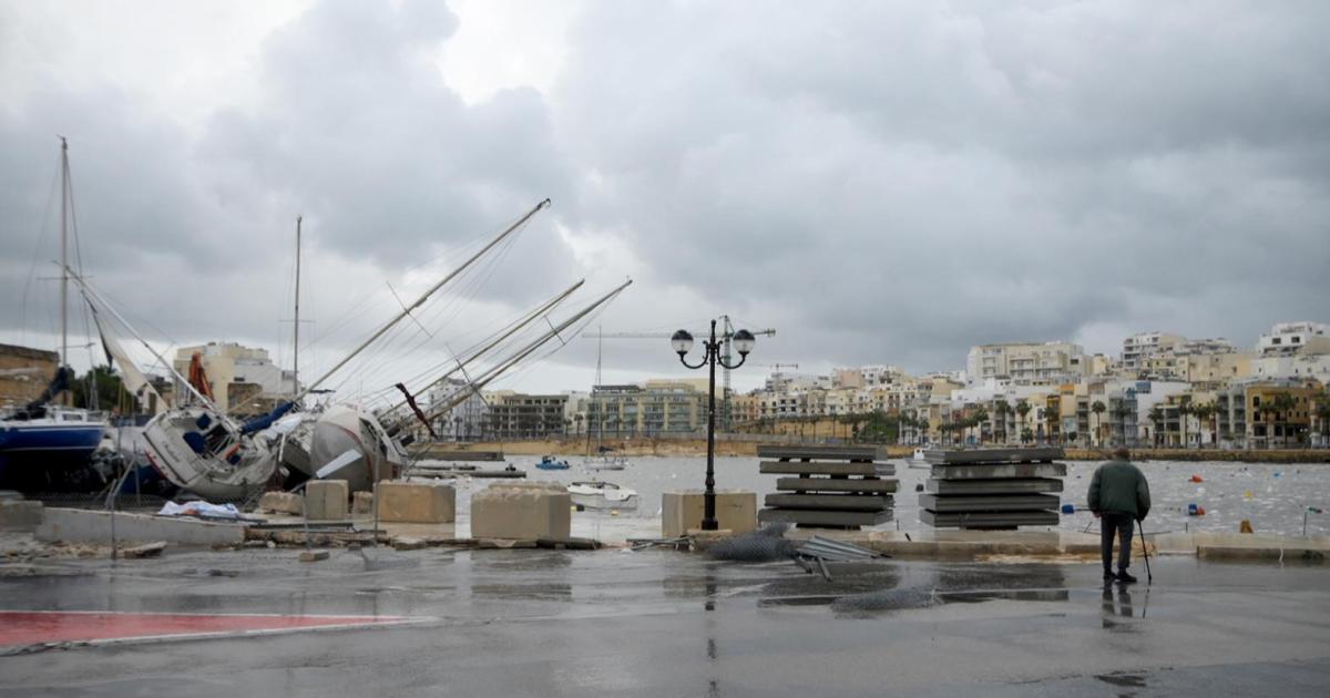 Coastal businesses lacked flood plans years before Storm Harry, study suggests