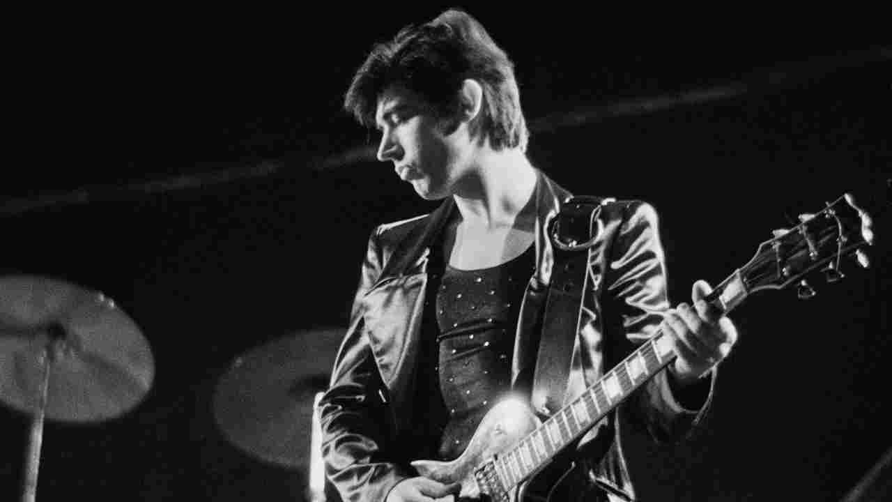 Chris Spedding performing onstage in 1972