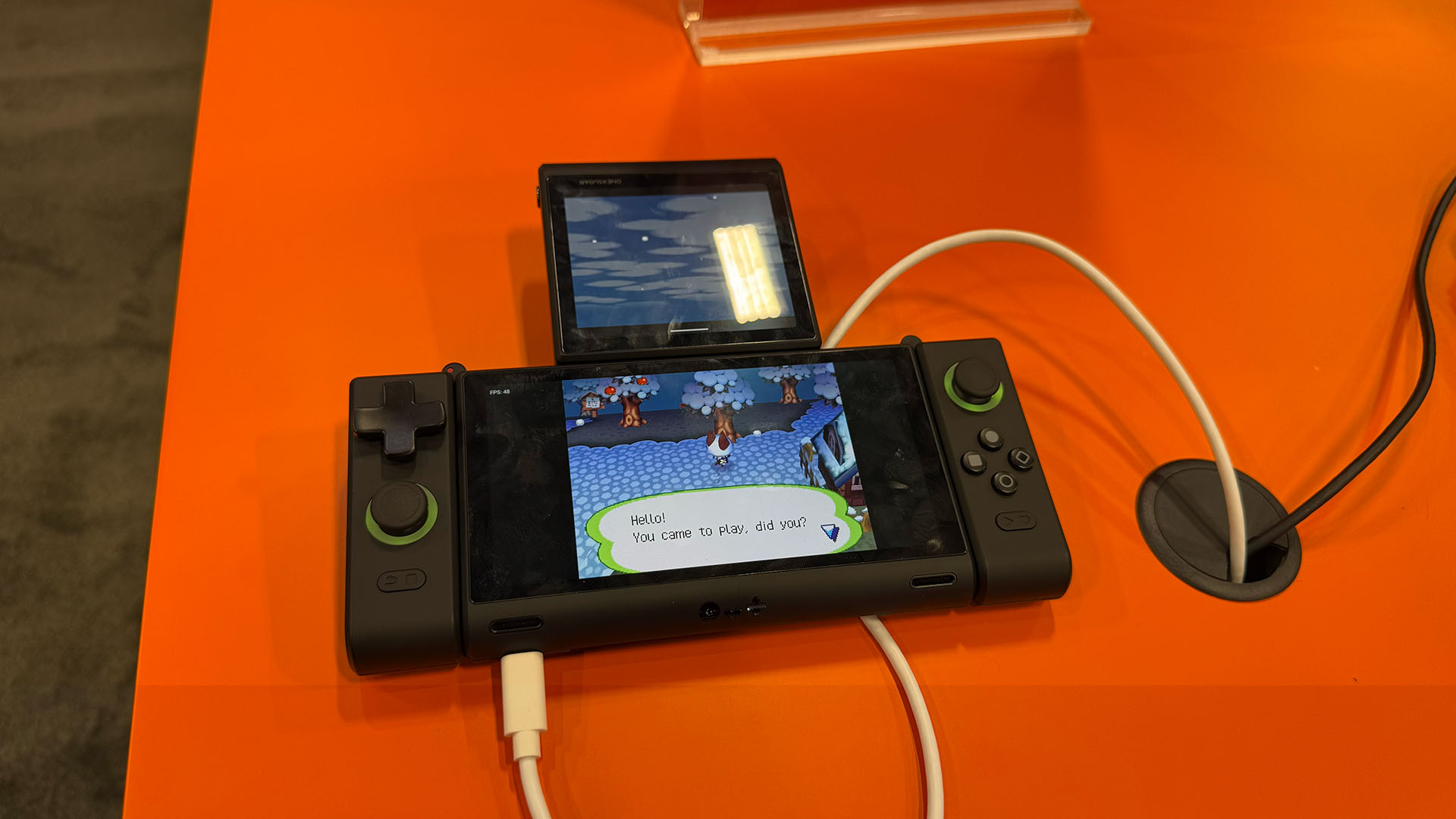 An electronic product being shown at CES 2026