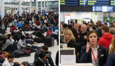 Thousands of Passengers Stranded in UK as EasyJet, British, KLM, Air France, Scandinavian and Other Airlines Cancel 139 and Delay 1531 Flights at London, Manchester, Bristol, Edinburgh and More