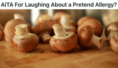 Chestnut mushrooms on a countertop