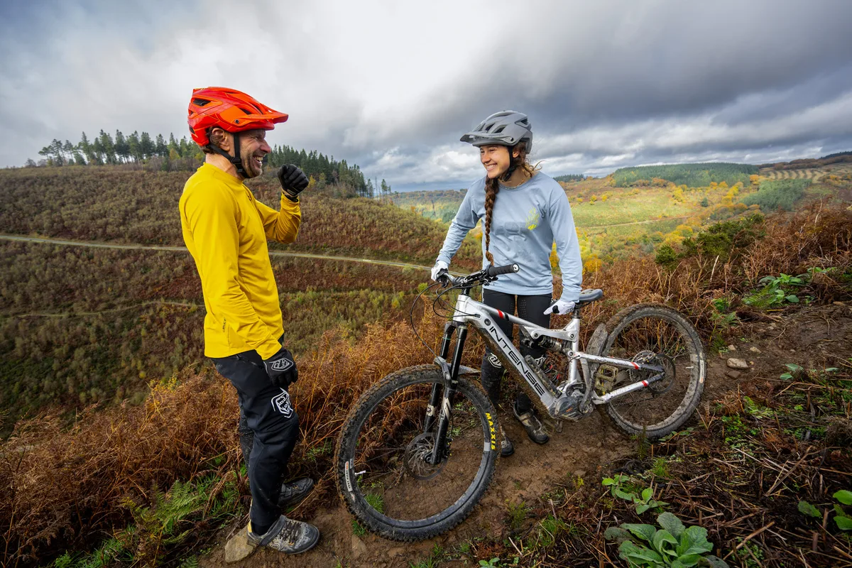 Louise Ferguson on an MBUK photo shoot