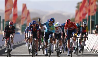 AlUla Tour: Matteo Malucelli denies Jonathan Milan with surprise sprint win on stage 4