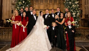 Holly Ramsay Wore Elie Saab—and Her Mom’s ’90s Wedding Dress—to Marry Adam Peaty in Bath