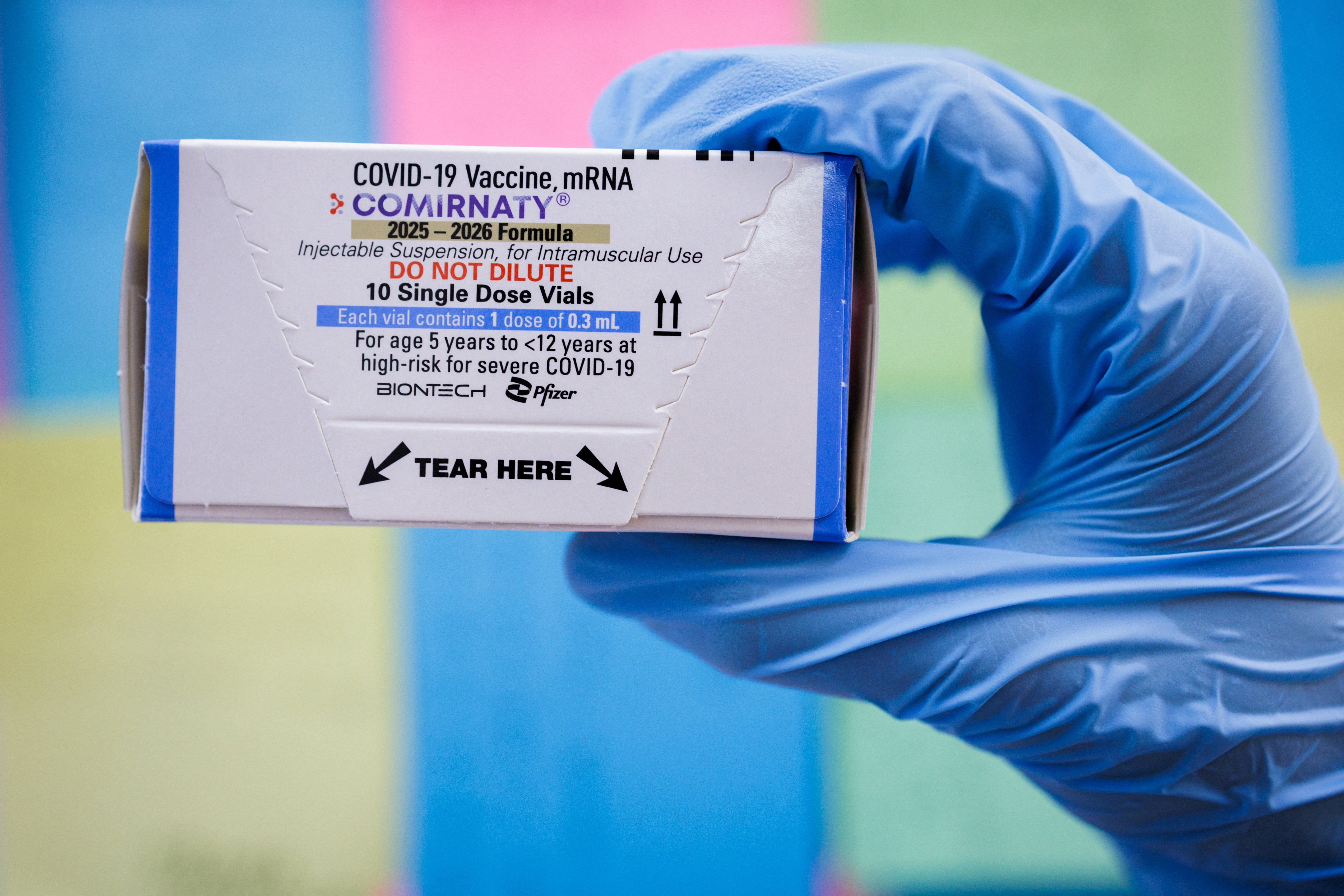 Pfizer announced the most list price hikes, on around 80 different drugs including cancer drug Ibrance, migraine pill Nurtec, and Paxlovid, which is used to help treat Covid-19. Most of the company’s increases are below 10 percent, apart from a 15 percent cost boost of the Covid vaccine Comirnaty (pictured)