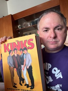 Andrew Sandoval with Kinks Book