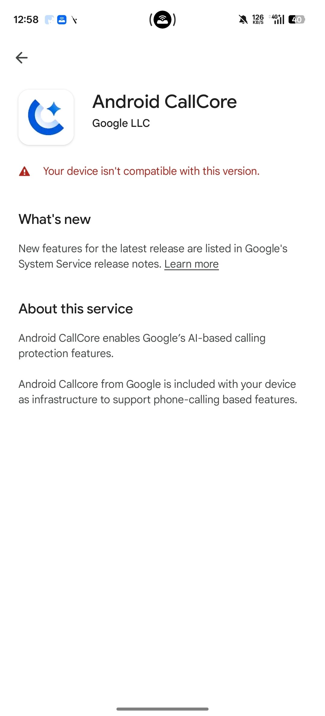 Android CallCore 2 Android CallCore 2