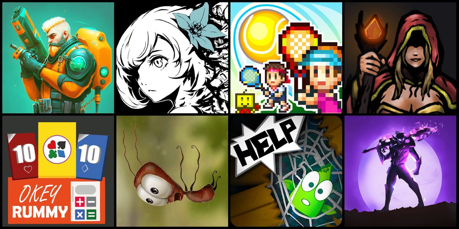 A collage of images of cartoon characters