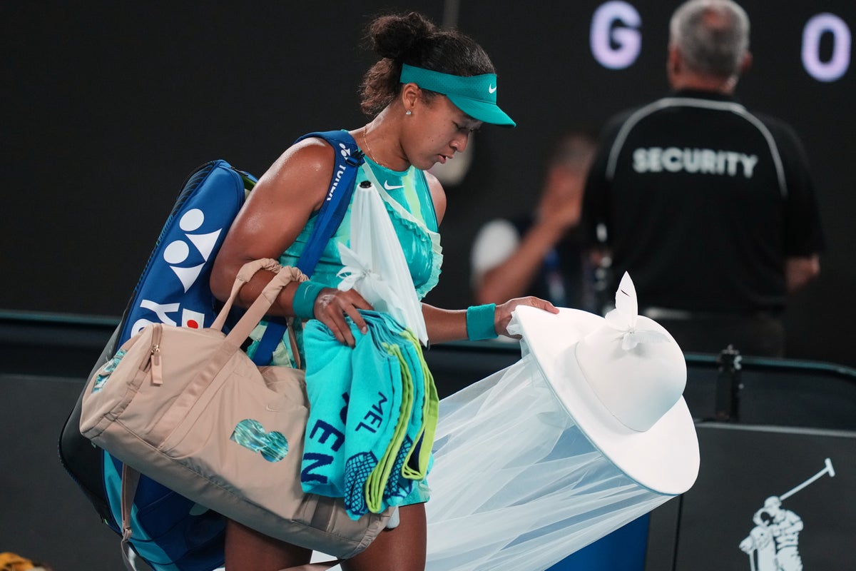 Heartbreak for Naomi Osaka as she withdraws from Australian Open - The Independent