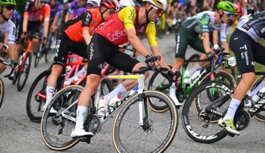 LIMONE PIEMONTE, ITALY - AUGUST 24: Simon Carr of Great Britain and Team Cofidis competes during the La Vuelta - 80th Tour of Spain 2025, Stage 2 a 159.5km stage from Alba to Limone Piemonte 1389m / #UCIWT / on August 24, 2025 in Limone Piemonte, Italy. (Photo by Tim de Waele/Getty Images)