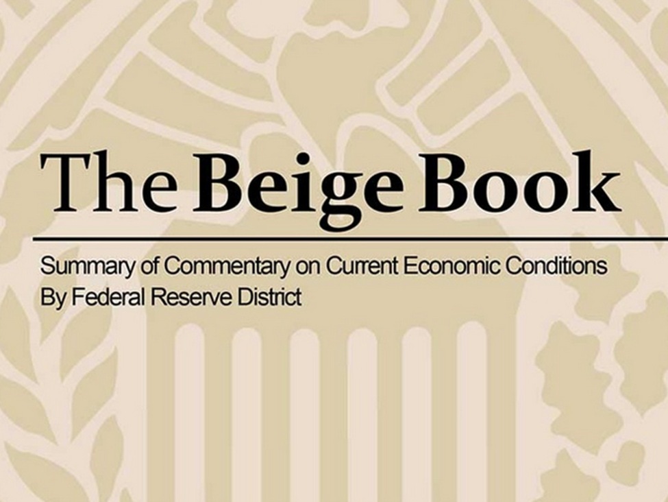 Beige Book: Overall activity increased at slight-to-modest pace in most districts