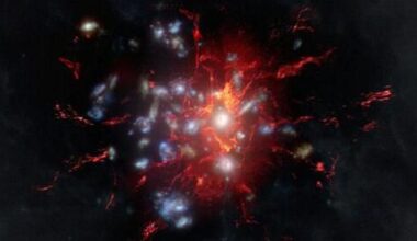 Astronomers discover rare galaxy cluster from dawn of universe