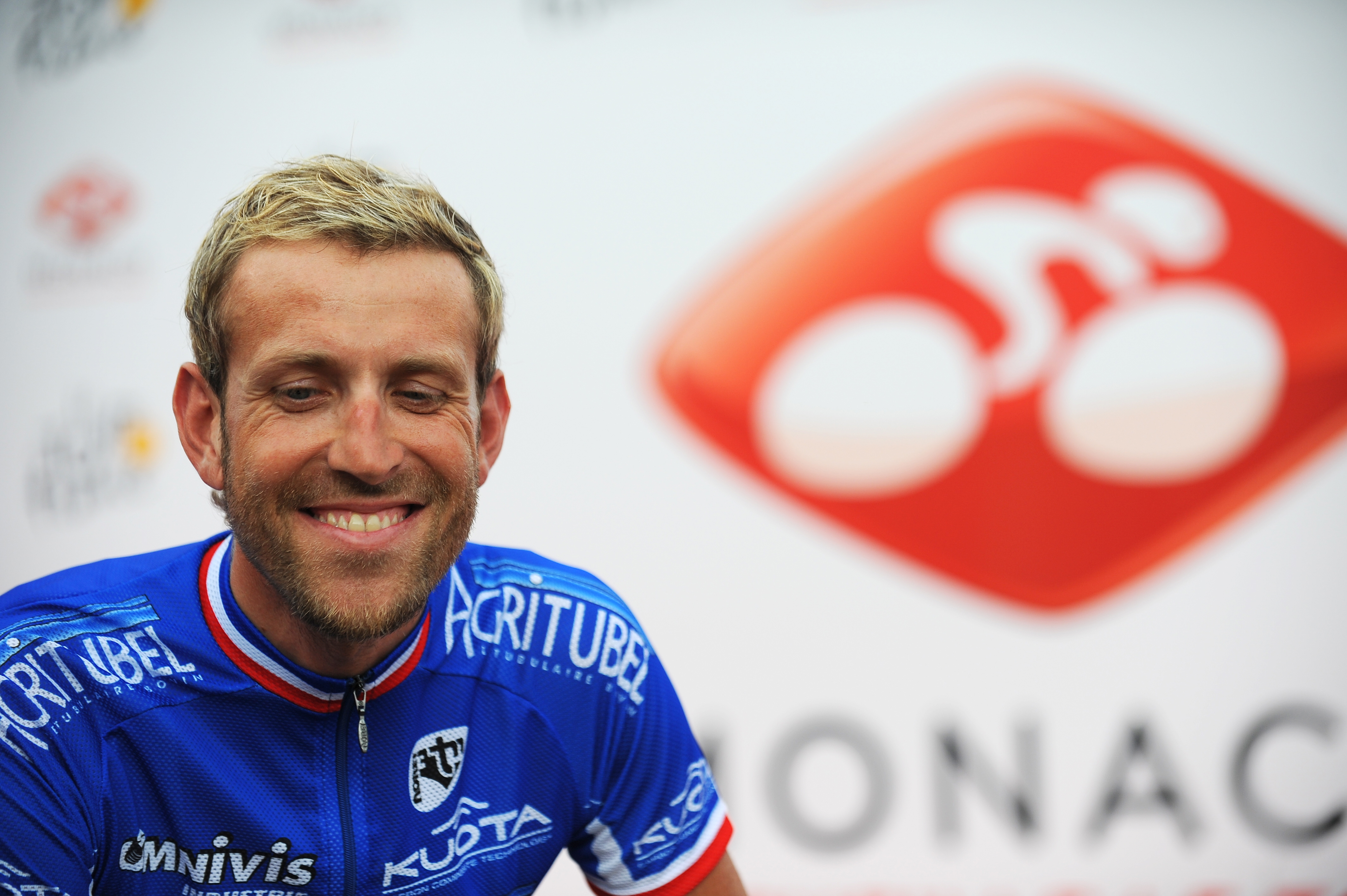 French cycling team AG2R-La Mondiale (ALM)&amp;apos;s rider Christophe Moreau of France poses during the official presentation of his cycling team on July 2, 2009 in the principalty of Monaco, two days ahead of the start of the 96th edition of the Tour de France cycling race. 2009 Tour de France will cover 21 stages (10 flat stages, 8 mountains, 2 individual time-trials as well as one team time trial) before it ends 3.500 km later in Paris on July 26. AFP PHOTO LIONEL BONAVENTURE (Photo credit should read LIONEL BONAVENTURE/AFP via Getty Images)
