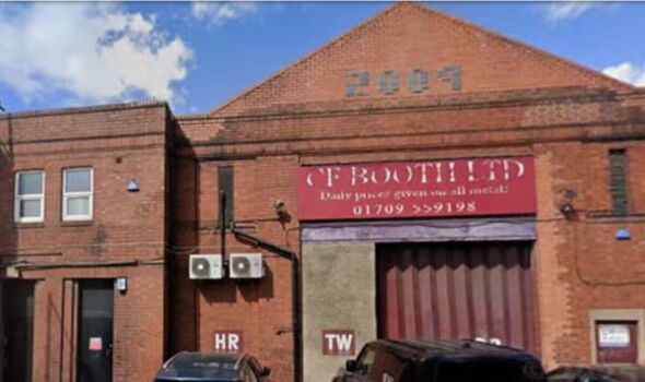 CF Booth’s Clarence Metal Works site in Rotherham