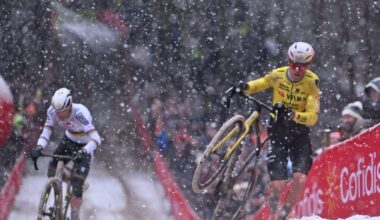Van Aert crash overshadows thrilling duel at Exact Cross Mol - Team Visma | Lease a Bike